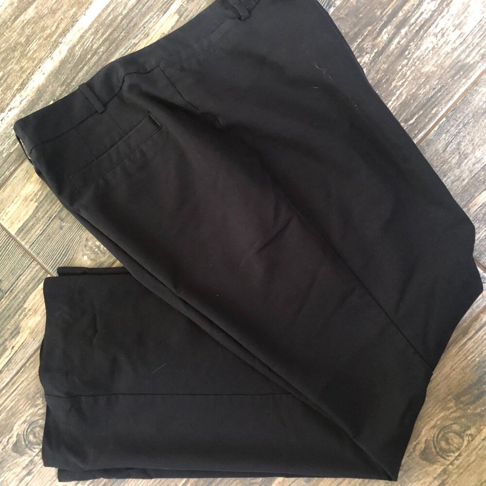 Women's WORTHINGTON Black Curvy Fit Trousers Pants 14S